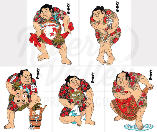 Beautiful Bathing Beasts (5 Page Set)