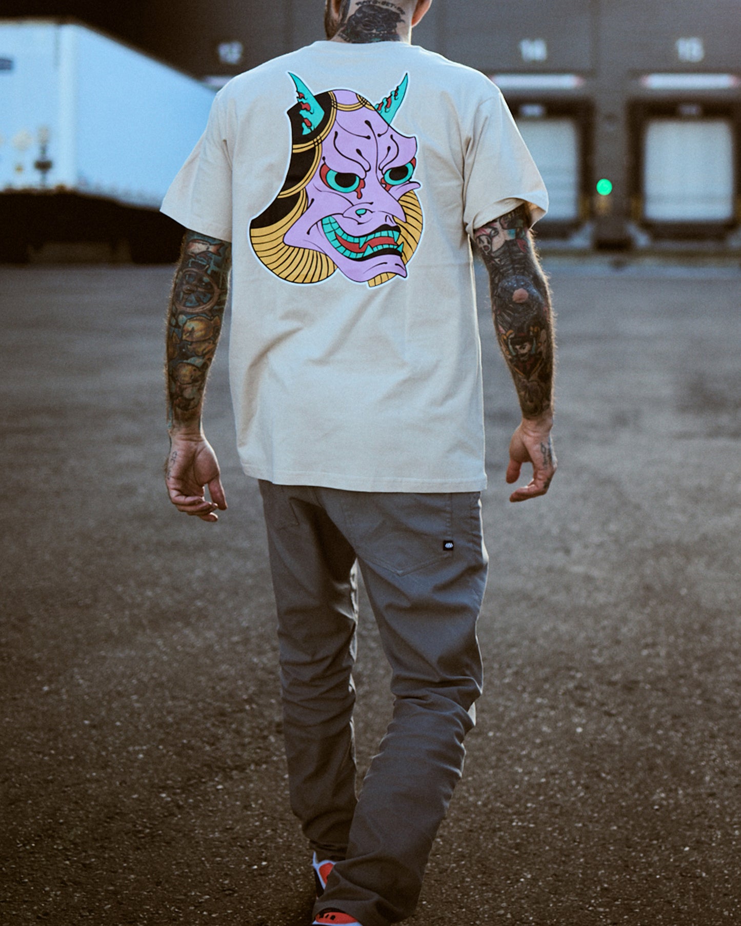 Waterstreet Phantom x River Valley Printing Co : Cream T-Shirt