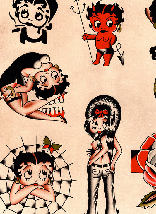 Betty Boop Flash Sheet