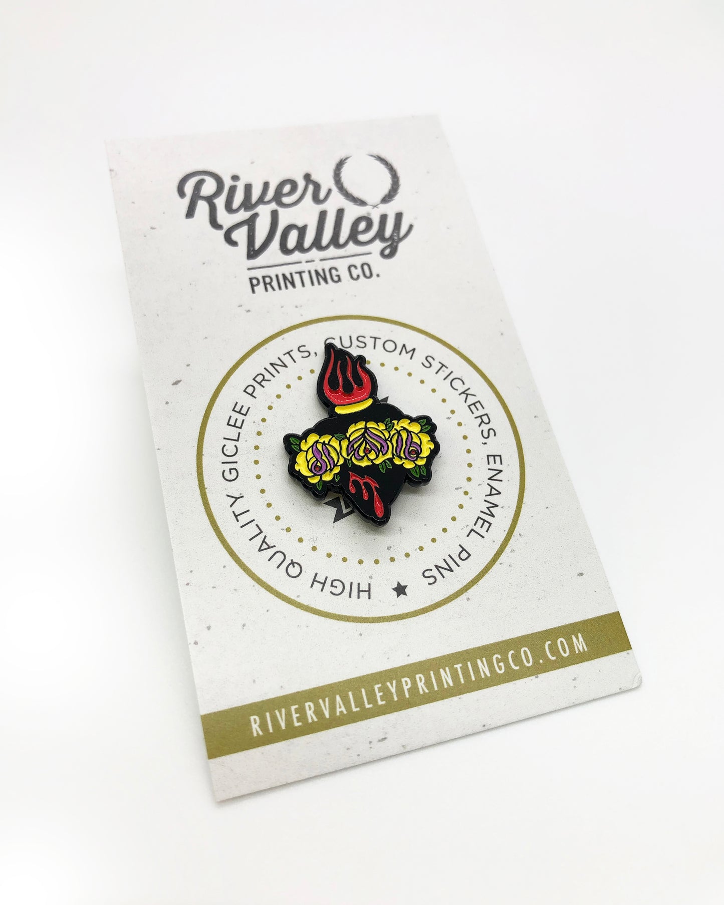 Sacred Heart Enamel Pin
