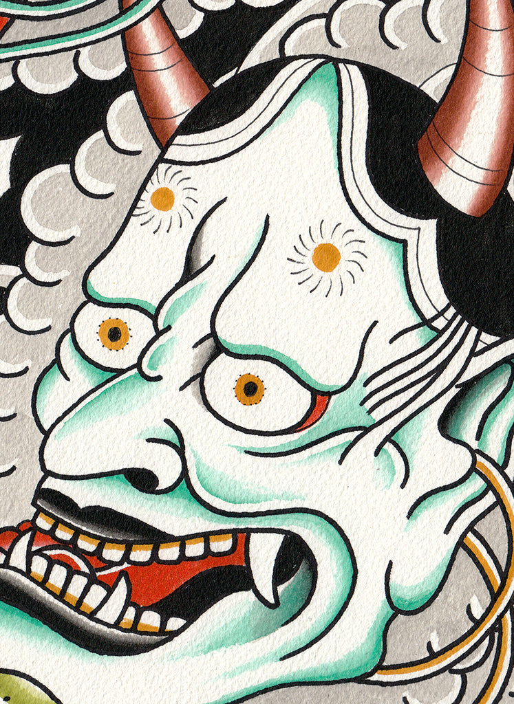 Hannya and Tengu Print Set