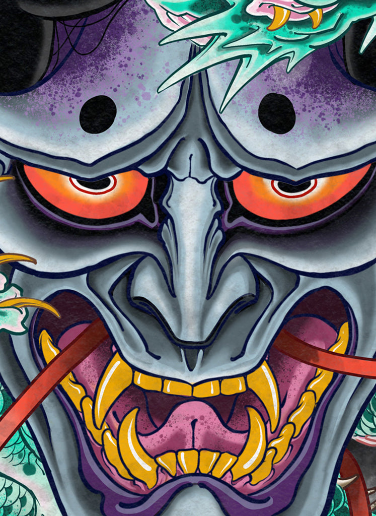 Hannya and Dragon