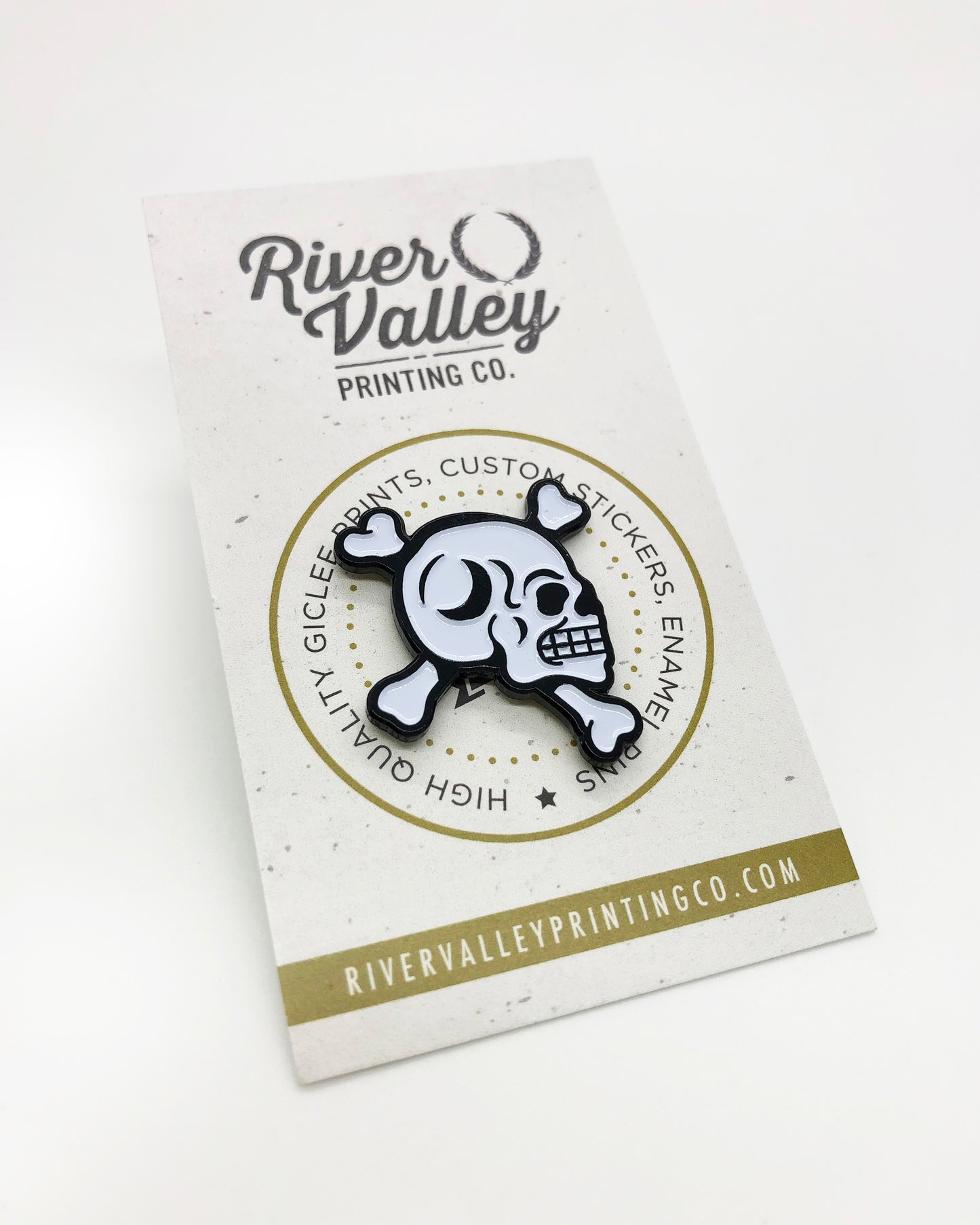 Skull Enamel Pin