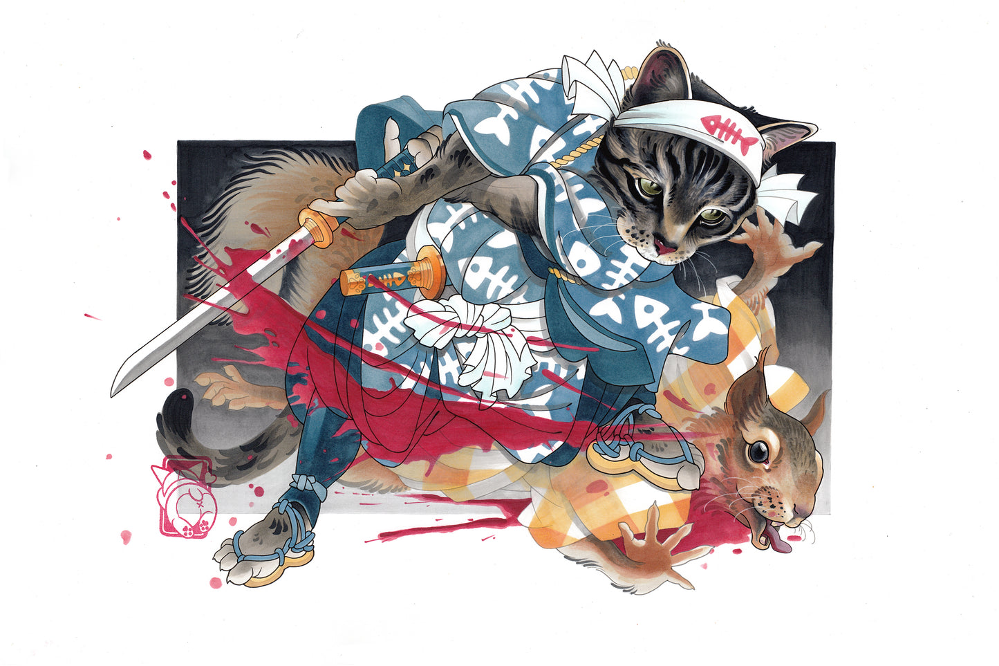 Samurai Cat
