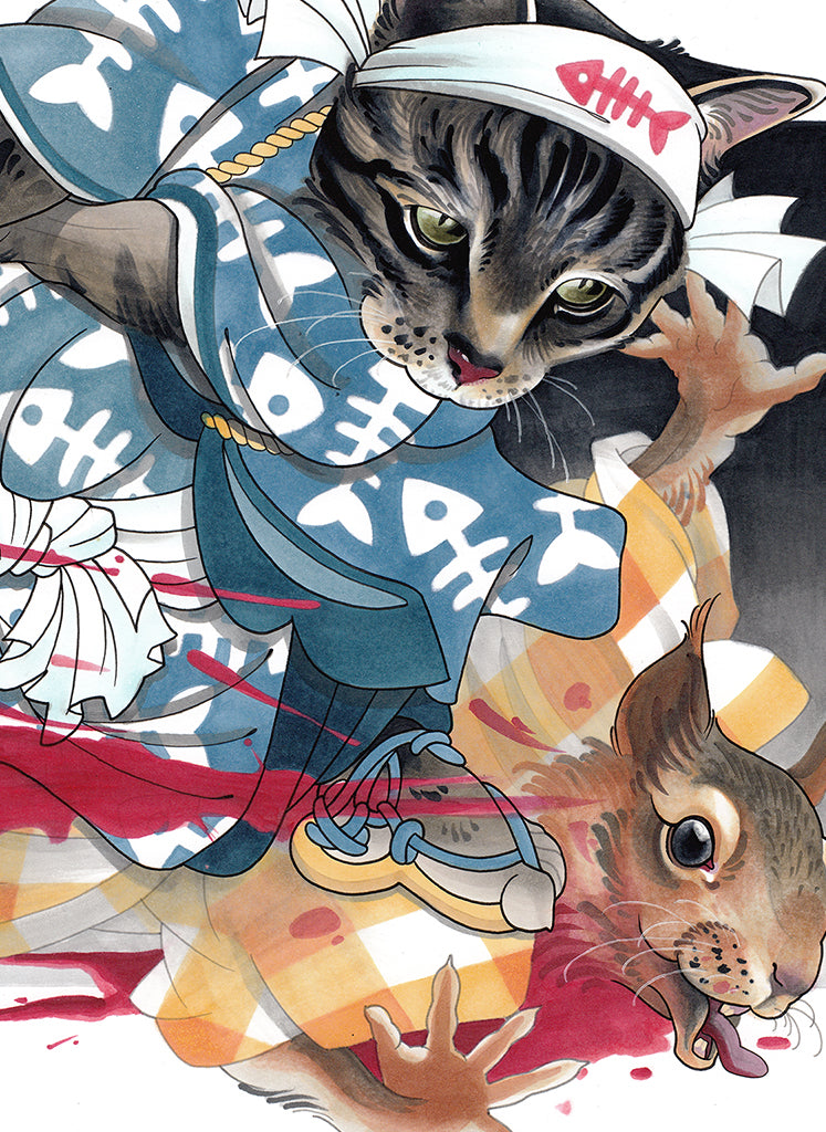 Samurai Cat