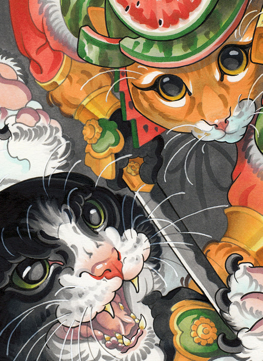 Watermelon Cat
