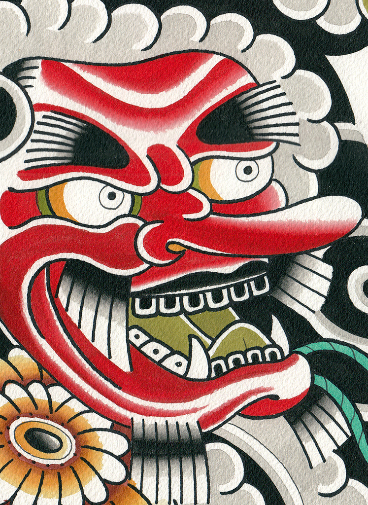 Hannya and Tengu Print Set