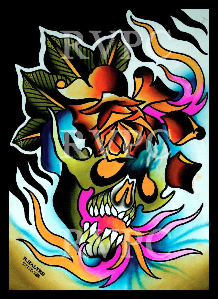 Psychedelic Skull
