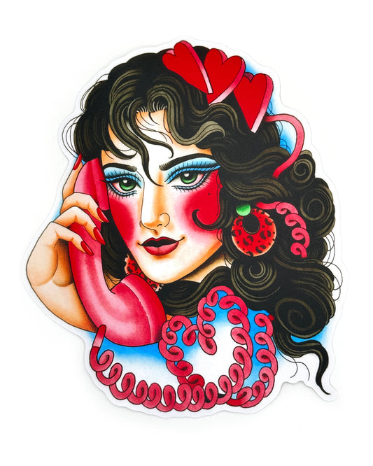 Call Me (Oversized Sticker)