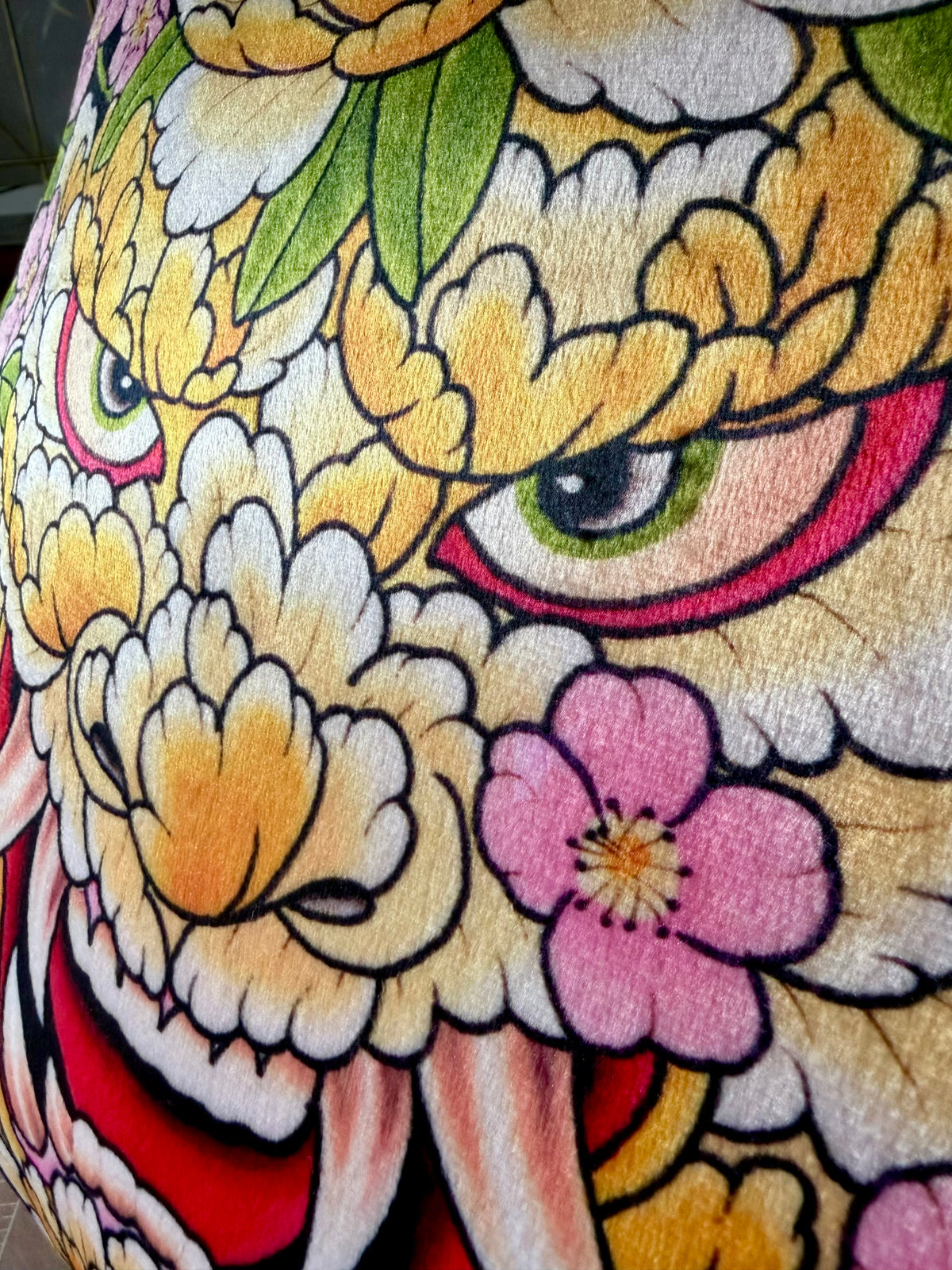 Peony Hannya Pillowcase