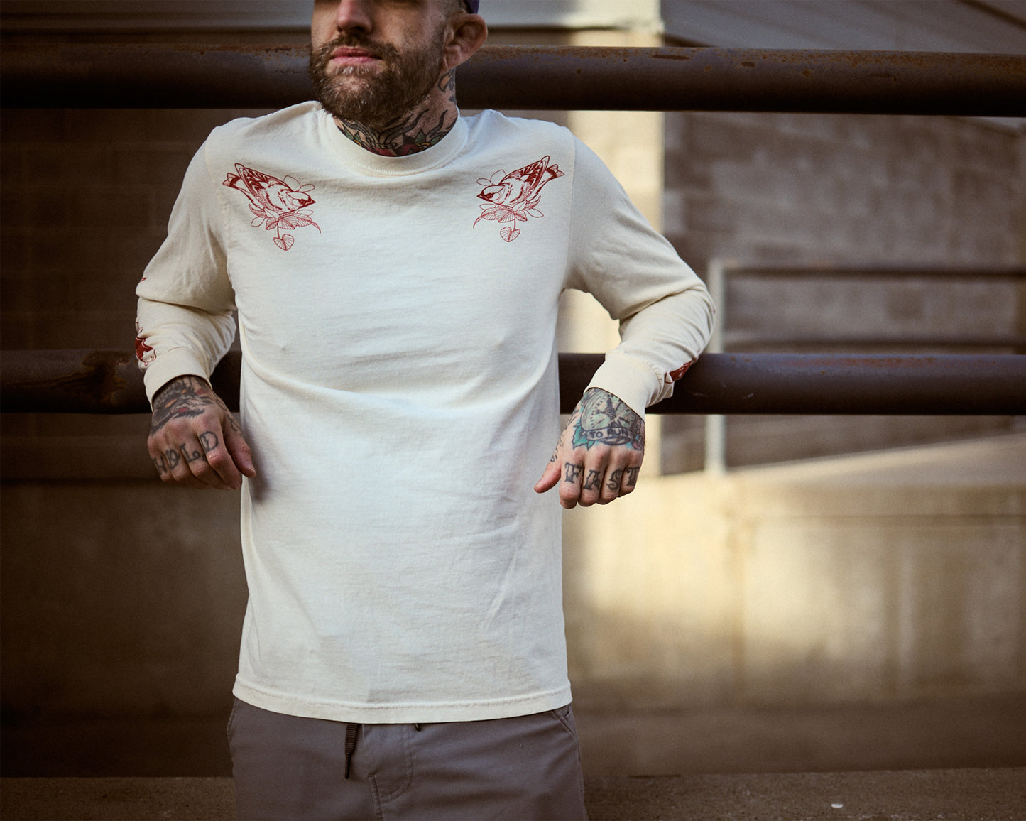 Rebecca Blair x River Valley Printing Co : Ivory Longsleeve