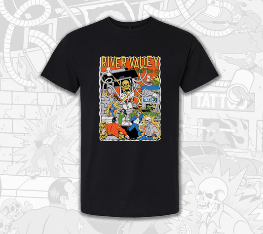 War of the Printers T-Shirt : Black