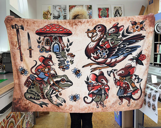 Fleece Blanket : Caige Baker