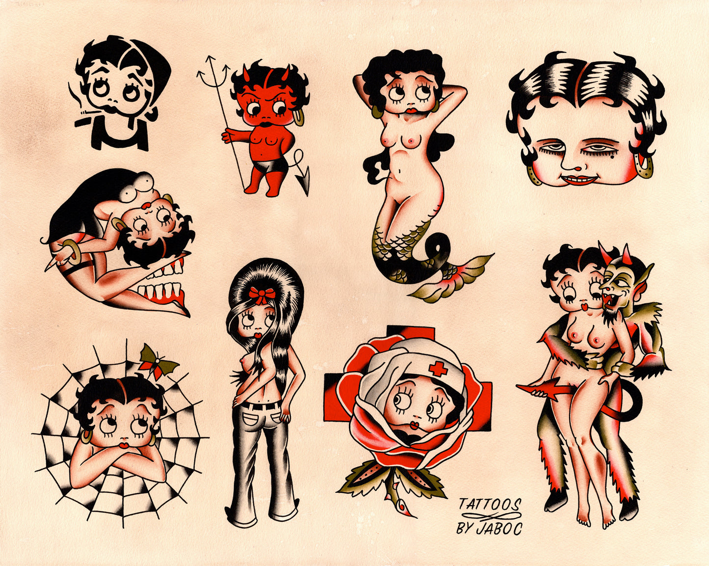 Betty Boop Flash Sheet