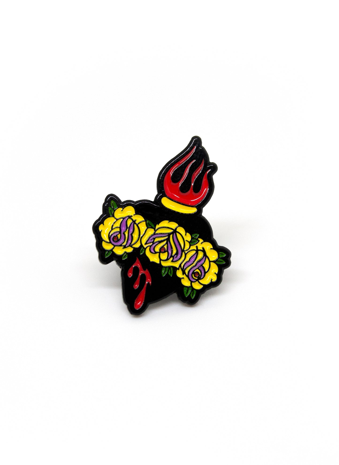 Sacred Heart Enamel Pin