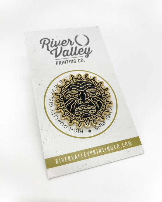 Sun Enamel Pin