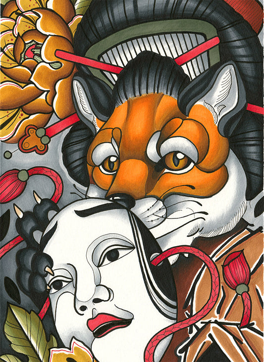 Kitsune Mask