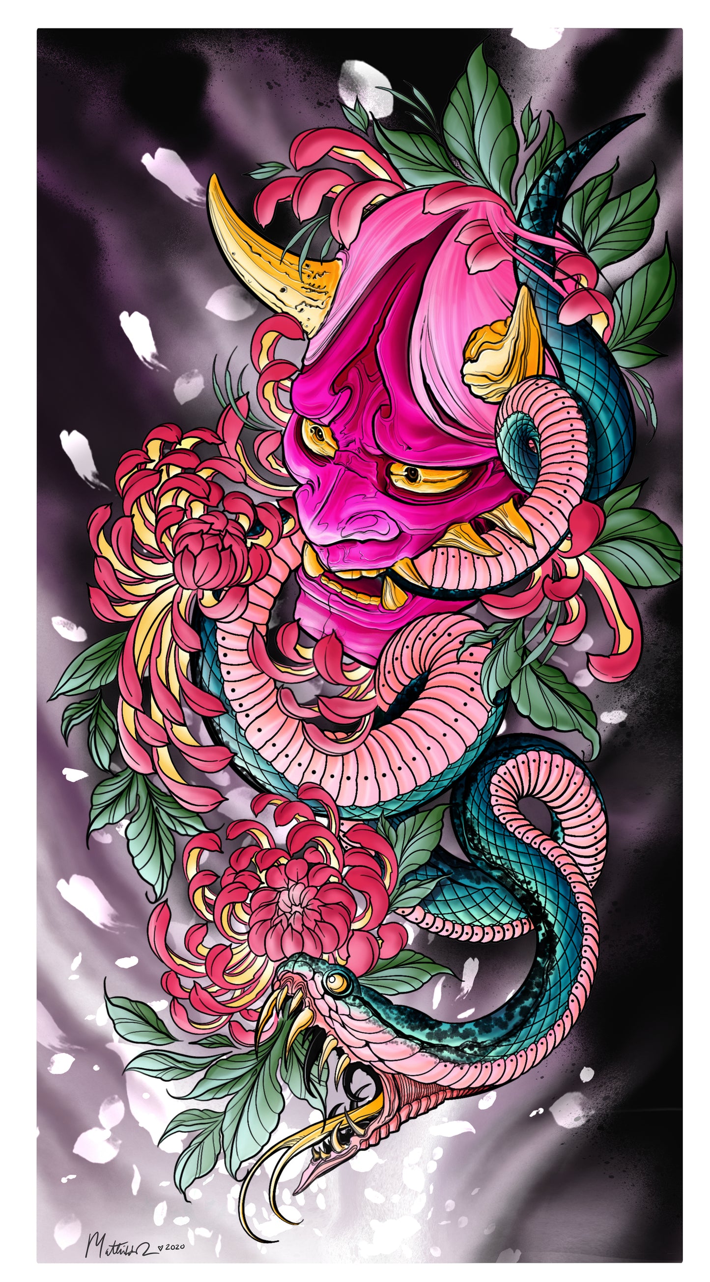 Hannya and Snake