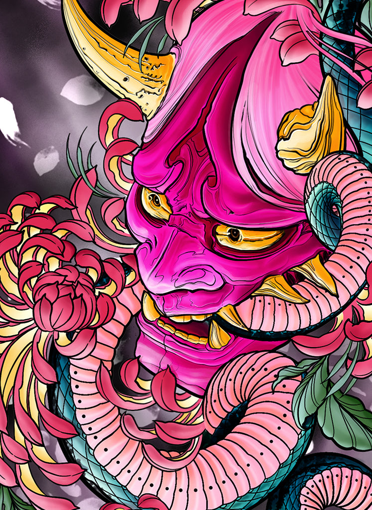 Hannya and Snake