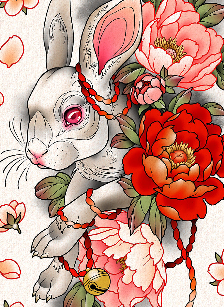 Japanese Rabbit Tattoo πΈππππππ