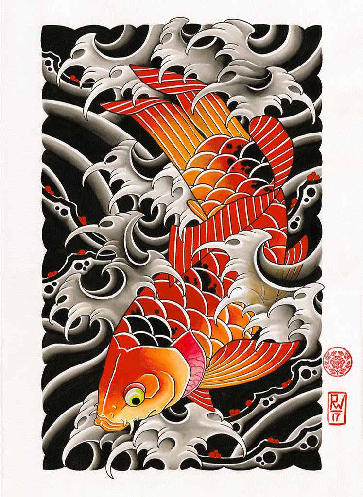 Koi Lettering Koi – River Valley Printing Co