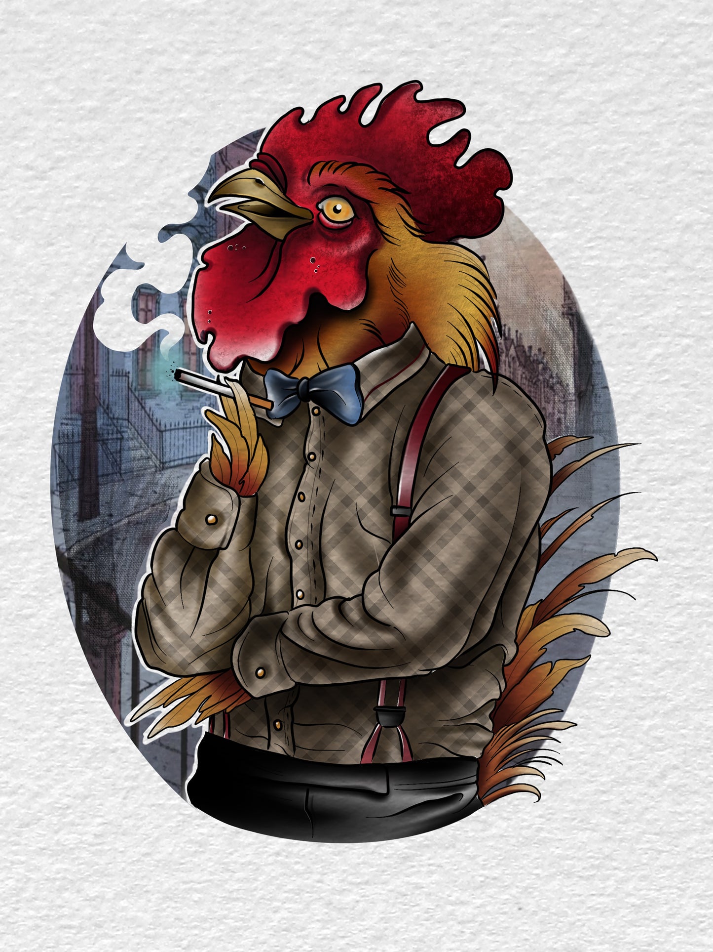 Smoking Rooster