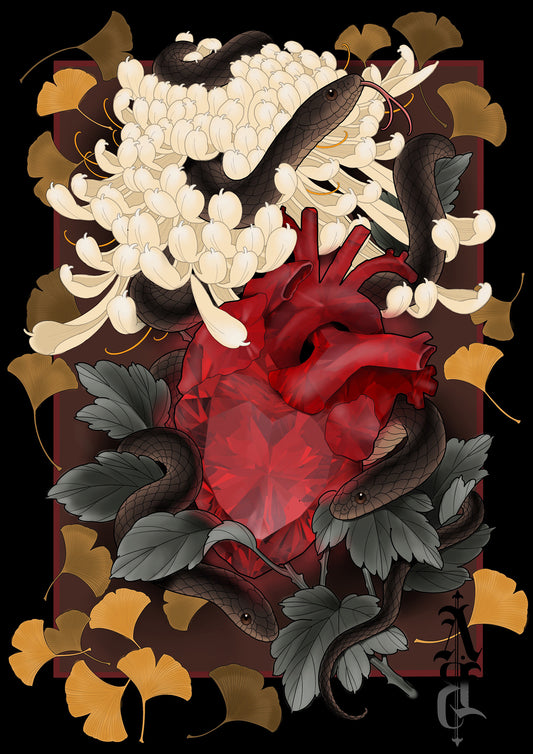 Snake and Heart